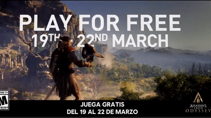 Ubisoft anuncia que Assassin’s Creed Odyssey será gratuito este fin semana