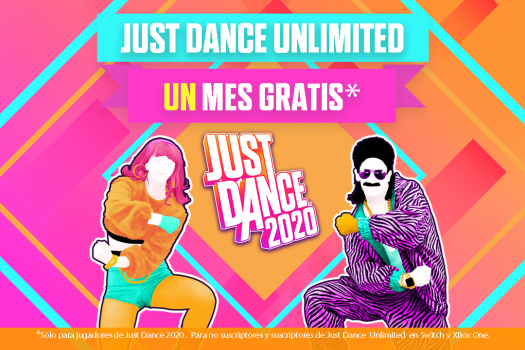 Un mes gratis de Just Dance Unlimited en Just Dance 2020