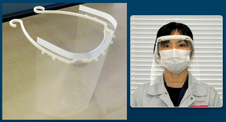 Nissan producirá máscaras de protección para el personal sanitario en Japón