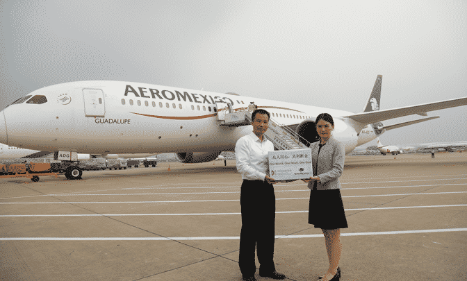 Realiza Aeroméxico el vuelo mexicano más largo de la historia