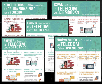 IFT da información en lenguas indígenas  sobre telecomunicaciones y pandemia