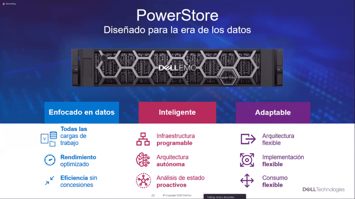Presenta Dell en México su nueva plataforma de almacenamiento PowerStore