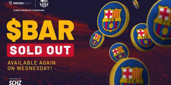 El FC Barcelona recauda 1.3 millones de dólares en tokens de los fanáticos