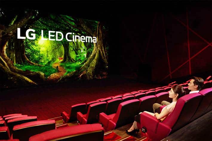 Presentan pantalla LG Led para cine en Taiwán