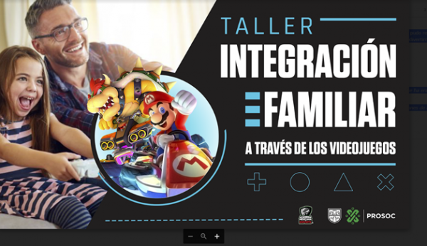 Presentan taller para unir familias por medio de los videojuegos