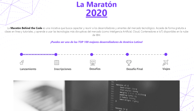 IBM busca a los mejores desarrolladores con el Maratón Behind the Code