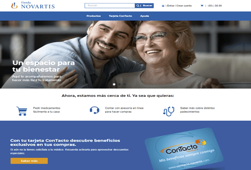 Novartis México presenta la plataforma de e-commerce    para medicamentos