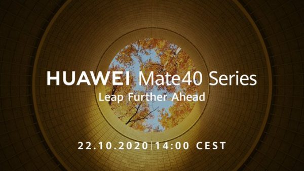 Huawei anuncia fecha de presentación de la línea Mate 40