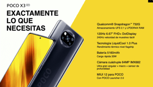 Lanzan nuevo smartphone POCO X3