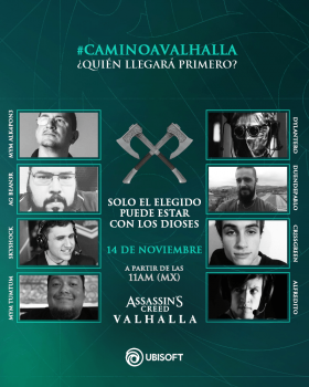 Participa en el stream #CaminoalValhalla y gana premios