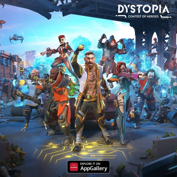 Huawei anuncia el lanzamiento de Dystopia: Torneo de Héroes exclusivamente en AppGallery