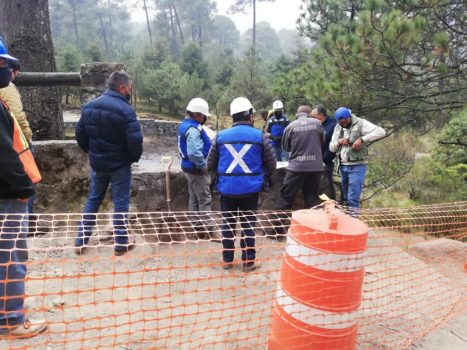 Cuajimalpa realiza desazolve en presas de San Lorenzo Acopilco