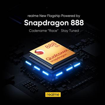 Nuevo smartphone de realme con Snapdragon 888 5G