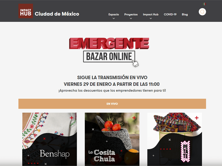 Convocan al EMERGENTE Bazar online para impulsar a emprendedores