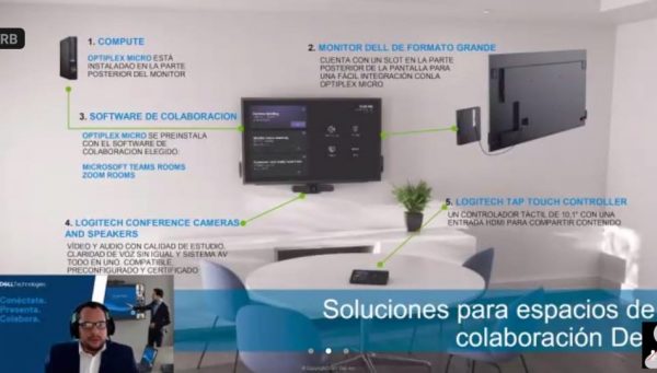 Presenta Dell, soluciones para salas de colaboración