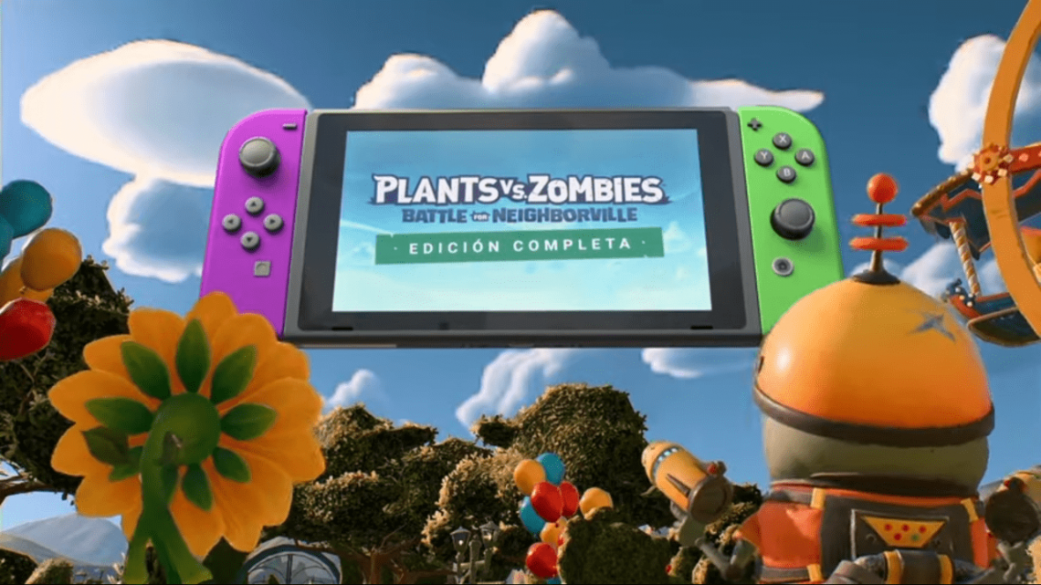 Plantas vs. Zombies: La Batalla de Neighborville debuta para Switch