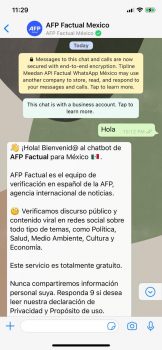 Lanza AFP en México servicio de verificación de datos vía WhatsApp