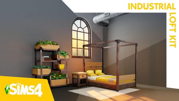¡Sorpresa! Llega Loft Industrial Kit lo nuevo de Los Sims 4