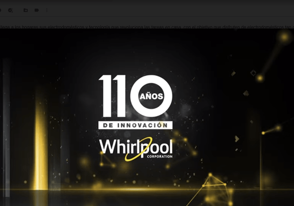 Whirlpool celebra 110 años