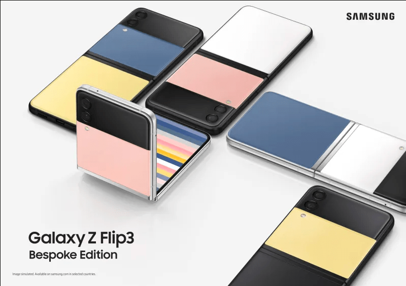 Ahora podrás diseñar tu Galaxy Z Flip 3 con ‘Bespoke Studio’ de Samsung