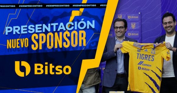 Firma Bitso patrocinio con Tigres de la Liga MX