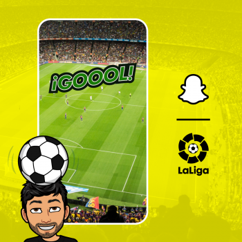 Llega LaLiga española de futbol a Snapchat