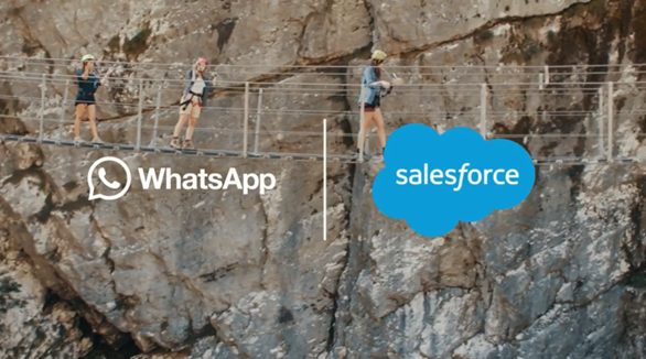 Anuncia WhatsApp nueva alianza con Salesforce