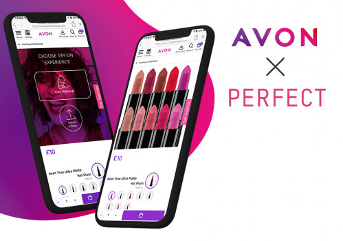 Perfect amplia lazo con Avon para pruebas virtuales de belleza