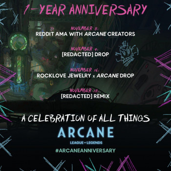 ¡Celebra el aniversario de Arcane con Drops!