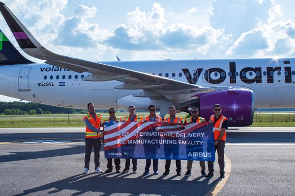 Volaris recibe su primera aeronave Airbus A320neo