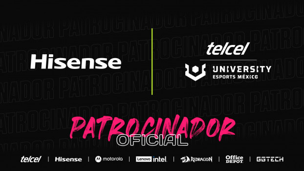 Hisense se une como sponsor de Telcel University Esports México