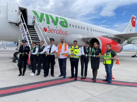 Inaugura Viva Aerobus Tres Nuevas Rutas desde  el AIFA