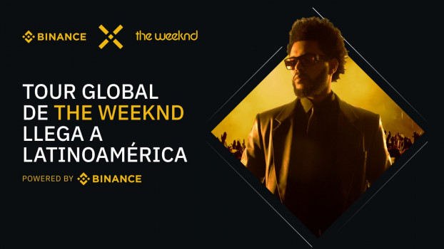 Anuncia Binance gira de The Weeknd con experiencias web3