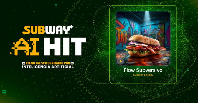 Subway presenta  canción generada por IA