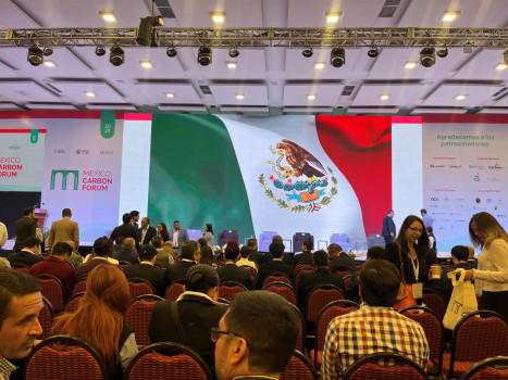 Demuestra Hutchison Ports ICAVE compromiso ambiental en el México Carbon Forum 2023