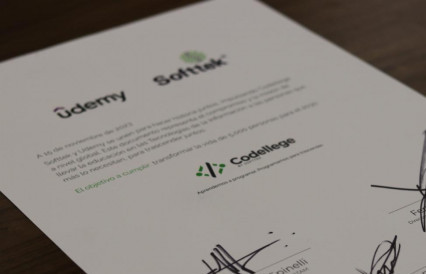 Softtek y Udemy firman alianza para impulsar la educación a través de Codellege