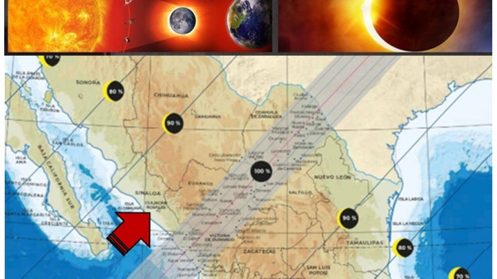 8 de Abril Eclipse Total de Solar; llama SICT Guardar Medidas de Seguridad