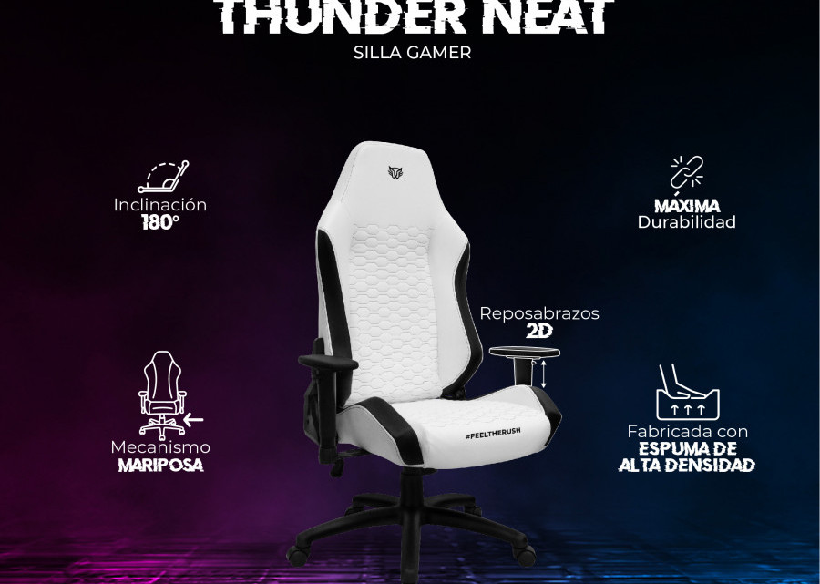 Thunder Neat, la nueva silla gamer de Balam Rush