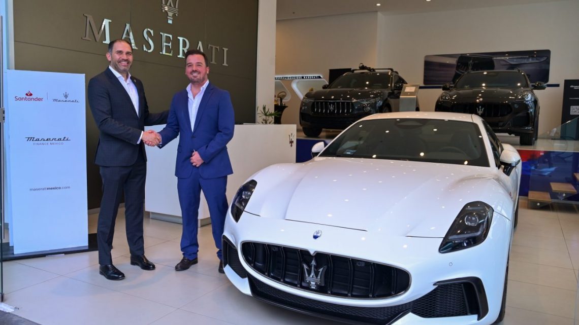 Elige Maserati a Santander para financiar autos en México