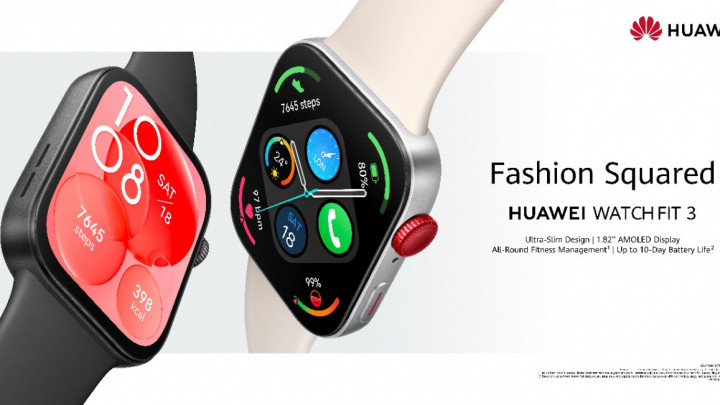 Presentan al nuevo Huawei Watch Fit 3