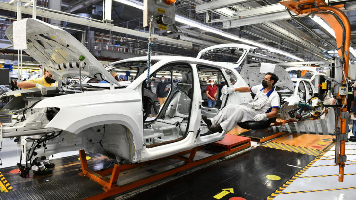 Sube 39% producción de Volkswagen de México en abril