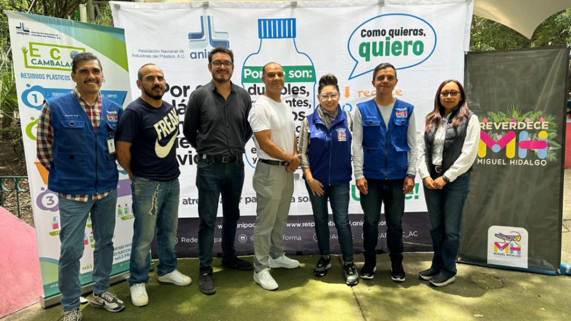 ANIPAC y Alcaldía Miguel Hidalgo recolectan casi 800 kg de plásticos en ‘Eco Cambalache’