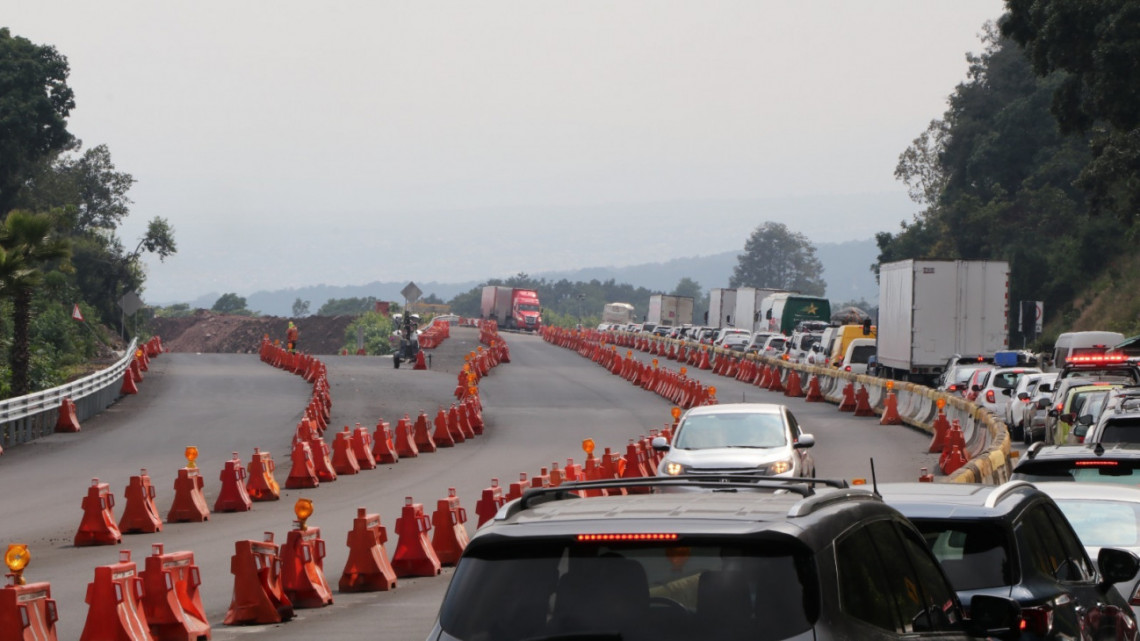 Ofrece SICT Alternativas Viales por de Cierre de Obras de Autopista Tepozotlan- Cuernavaca