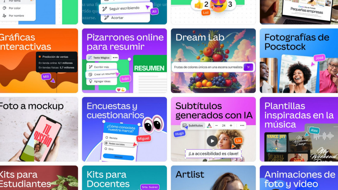 Canva presenta Dream Lab y nuevas herramientas visuales con IA
