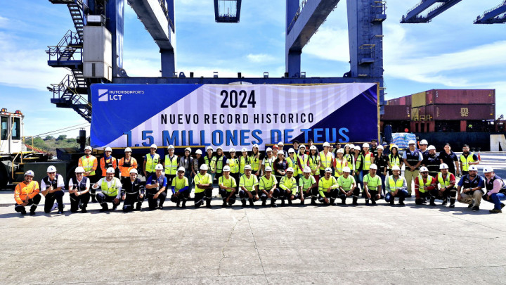 Hutchison Ports LCT establece un nuevo récord al operar 1.5 millones de TEUs en Lázaro Cárdenas
