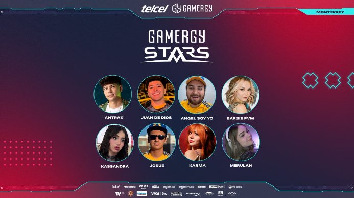 Cónoce a los creadores que  se reúnen en Telcel GAMERGY Monterrey