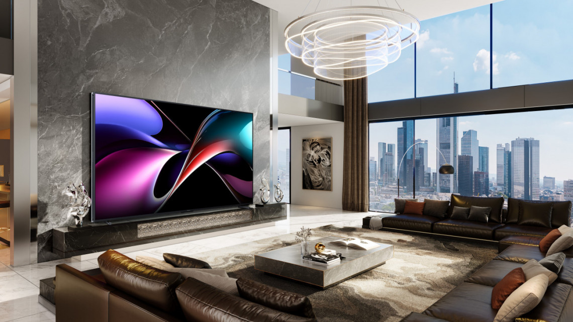 Hisense presenta su nuevo televisor LED Trichroma de 116 pulgadas en CES 2025
