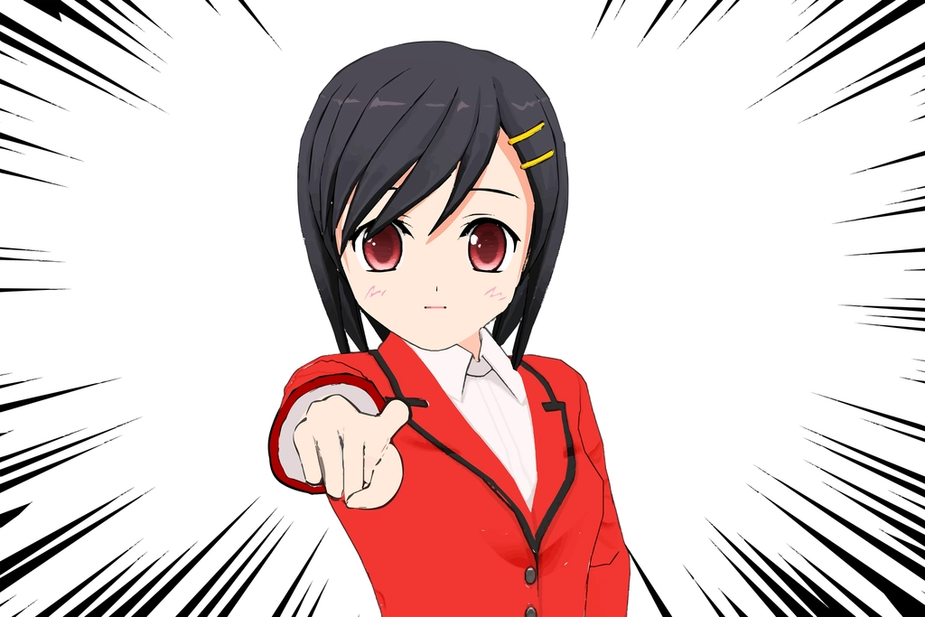 School girl background, anime illustration