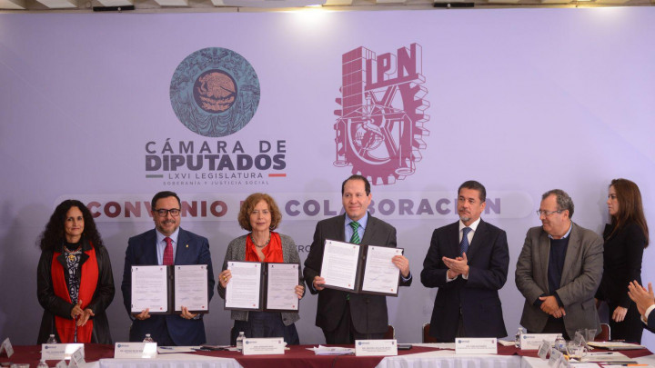 Congreso impulsa la ciencia y la tecnología con convenio con el IPN