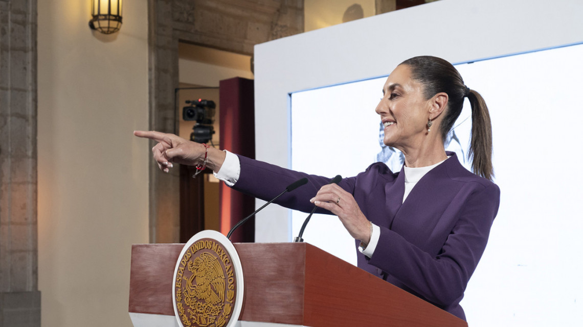 Pide Claudia Sheinbaum al Pueblo de México Enfrentar Juntos el Desafío de los Aranceles